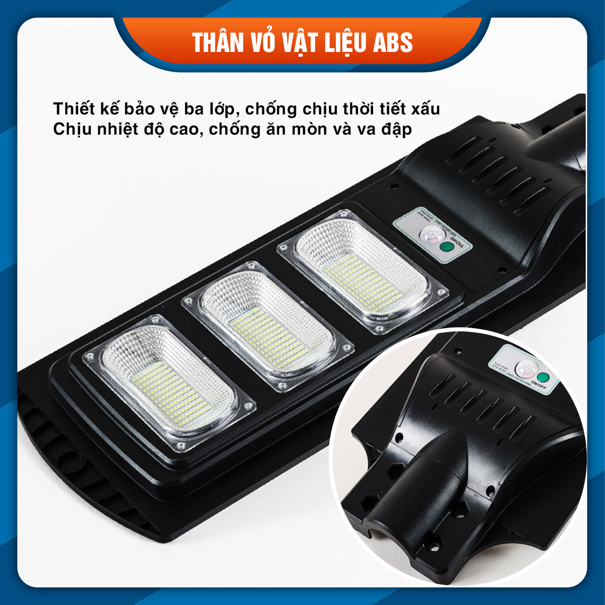 Đèn năng lượng mặt trời 9 - Pin công nghệ chống trai 28.000mAh(10 - 20h), Quạt 22V Tubo siêu khỏe