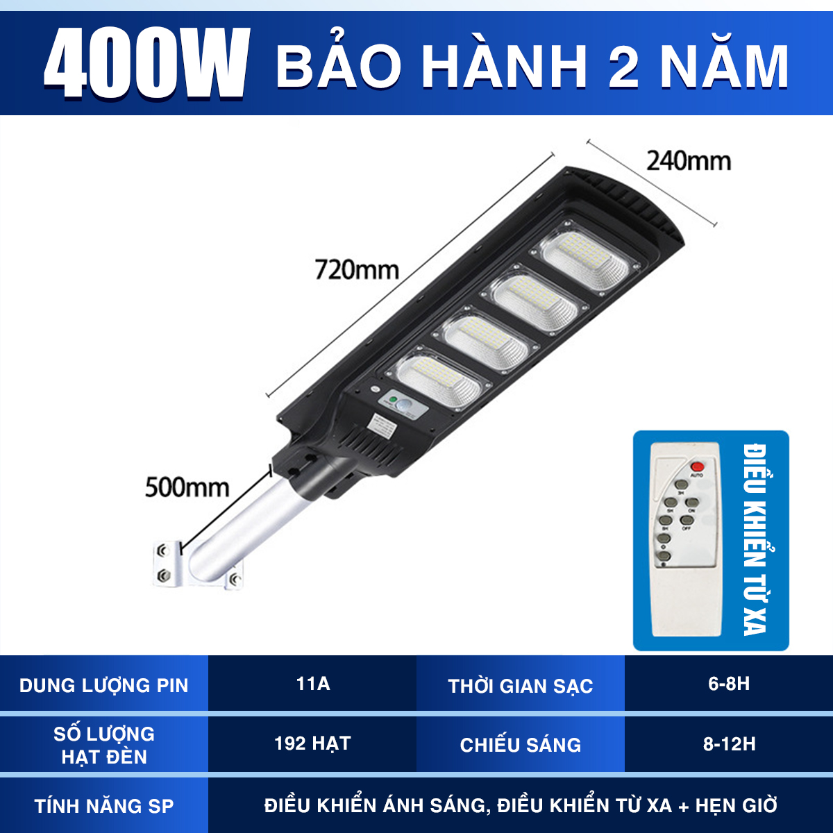 Đèn năng lượng mặt trời 3 - Pin công nghệ chống trai 28.000mAh(10 - 20h), Quạt 22V Tubo siêu khỏe